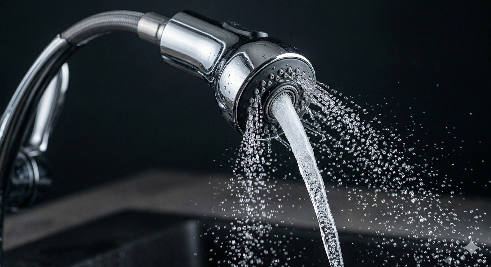 Режимы подачи воды: струя и душ