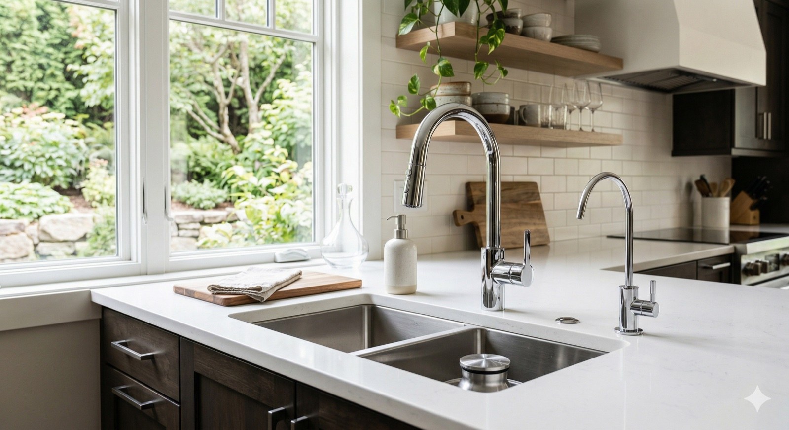 Смеситель с фильтром на кухне